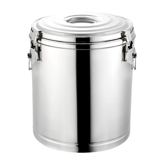 
304 stainless steel insulation bucket canteen rice bucket large capacity stall commercial soup porridge sugar water ice powder soy milk tea bucket