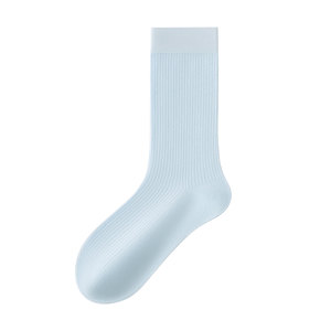 
Sock Picking Notes Mulberry Silk Socks Women's Mid-Tube Spring and Summer Thin Ice Socks 2026 Popular Breathable White Pile Socks