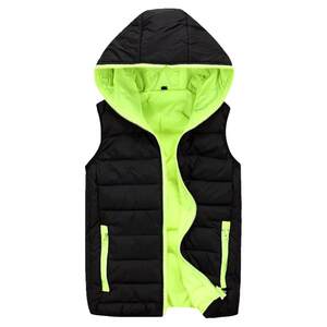 Cotton vest work service customized winter large size thickened hooded vest male horse horses volunteer casual cotton cloth logo logo