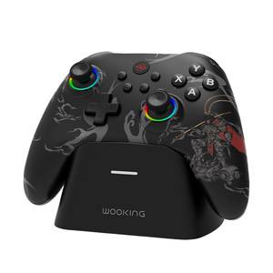 Wukong TMR joystick wireless game controller GC Pro Hall linear trigger 2.4G Bluetooth NS connection switch2 three-mode Steam handle charging base PC vibration e-sports controller