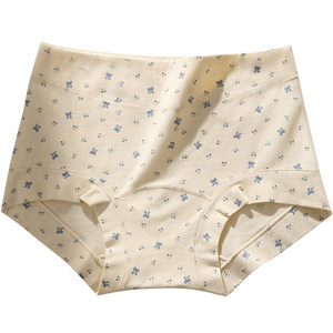
Urban Lovers Square Women's Pure Cotton Boxer Briefs Girls Fresh Floral Antibacterial Breathable Seamless Belly Controlling Large Size Underwear
