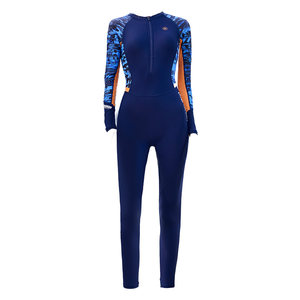 
zoke new women's one-piece swimsuit long sleeve nine-point sun protection snorkeling surfing hot spring diving swimsuit women