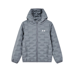 
Under Armor Children's Clothing Autumn and Winter Children's Lightweight Down Jacket Three-proof Duck Down Short Warm Hooded Jacket for Boys and Girls
