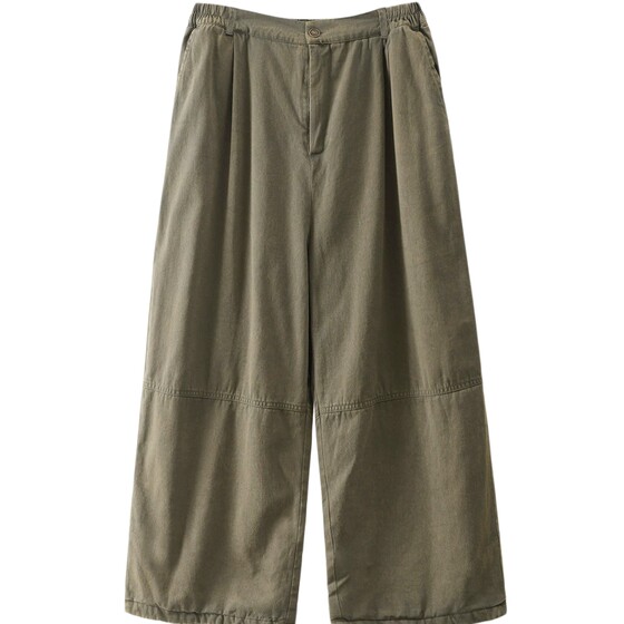 
Peleros cotton, warm cotton pants, women's clothing, warm and emotional, large size fat mm down cotton casual pants, winter