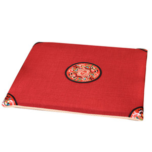 
New Chinese style mahogany chair cushion solid wood sofa cushion classical embroidery ring chair Taishi chair dining chair sponge cushion removable washable