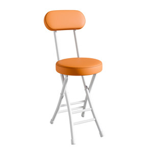 Folding chair back chair Household dining chair Portable college student dormitory chair chairs chair balcony casual folding stool round stool
