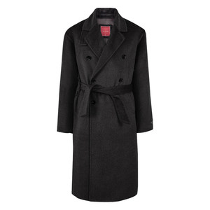 
Acme cultum vicuña wool handmade nightgown woolen coat men's 830g winter thickened long coat