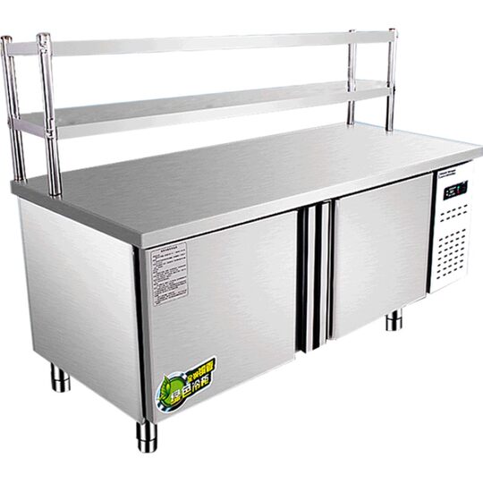 Cold Room Workbench Lechuang Commercial Refrigerated and Frozen Workbench - Dual ...