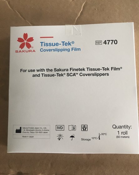 日本樱花Sakura Finetek Tissue-Tek Film®染色封片胶带4770全新