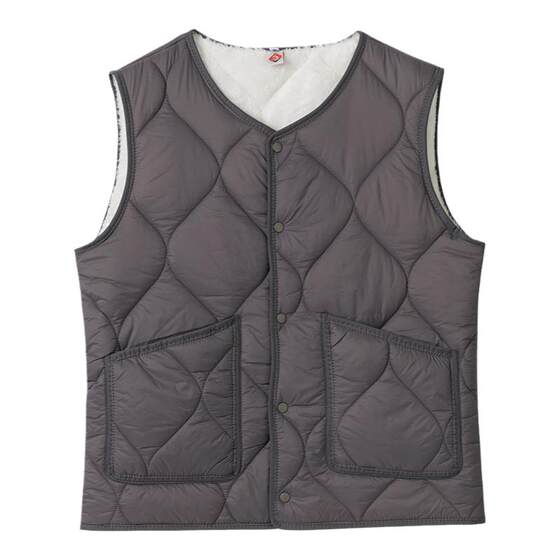 
Down cotton vest men's autumn and winter plus velvet thickened warm vest vest middle-aged young lamb velvet inner liner cotton jacket horse clip