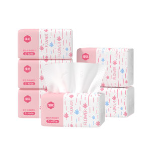 Manhua 400 sheets 30 packs of tissue paper full box household affordable napkins thickened paper toilet paper toilet paper paper towels