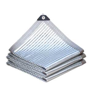 Aluminum foil sunshade net 99% sunscreen encrypted thick insulation outdoor sunroom courtyard anti-aging cooling and shade
