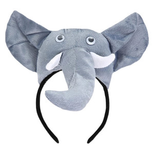 New Year's Day Zodiac Animal Elephant Elephant Elephant Head buckle Kindergarten Children's Cartoon Performance Head Performance Hair Performance Hair