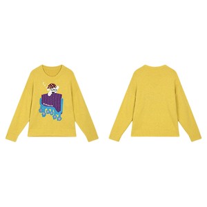 
Leprechaun's Pocket Retro Puppy Embroidered Sheep Wool Sweater Women's 2025 Winter New Sweet Slim Christmas Outfit