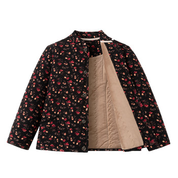 Camel cotton jacket female pocket loose home warm clothes
