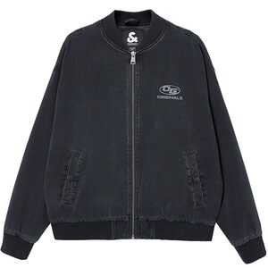 
Jack Jones Men's Spring Jacket Denim Jacket Baseball Fit Zipper Back Pattern 226157001