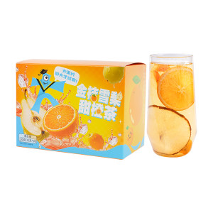 
Pregnant women’s fruit tea in independent small packaging, pregnancy and lactation brewed drink, kumquat, lemon, passion fruit tea bag, flower fruit tea