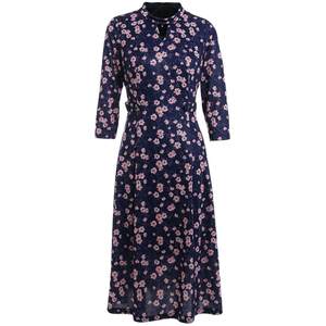 
Giovanni dress spring shopping mall new small floral temperament slimming slim temperament mid-length skirt European station