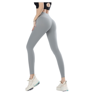 
Women's new style yoga pants without embarrassing lines, naked feeling, seamless, quick-drying, high-waisted and hip-lifting, running sports and fitness pants for outer wear