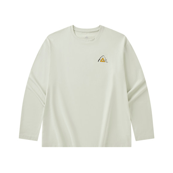 
Peak loose casual long-sleeved T-shirt for men spring new sports quick-drying sun protection pullover top bottoming shirt for women