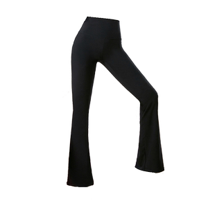 杨幂同款SIINSIIN微喇裤女冬季加绒瑜伽裤黑色裤子保暖鲨鱼喇叭裤