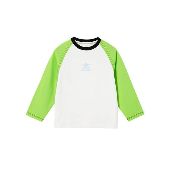 
26 spring new style {breathing cotton} happynocnoc moisture-absorbent and quick-drying children's raglan T-shirt for boys and girls long-sleeved T