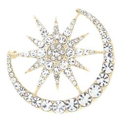 Celford Autumn And Winter Simple Fashion Metal Diamond Brooch Accessories For Women Cwgg224518