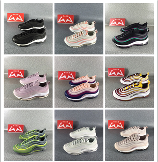 NIKE Air Max 97 男女子弹大气垫跑鞋921826-101 921733-600-104