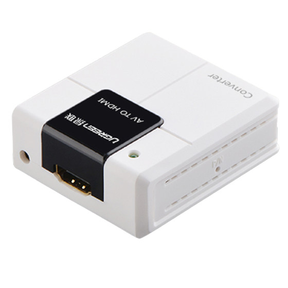 
Green Connect AV to HDMI converter set-top box connected to TV monitor projector rca to HDMI port high definition video three-color connection head cable suitable for DVD barley box PS2 small bully