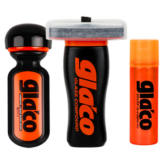 Soft99 Rain enemy car glass rainproof and pollution -clean oil membrane cleaning agent rear vision coating lever