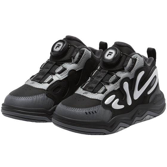 
FILA KIDS Fila Children's Shoes Children's Cotton Shoes 2025 Winter New Style Men's and Women's Kids Knob Plus Fleece Sports Shoes