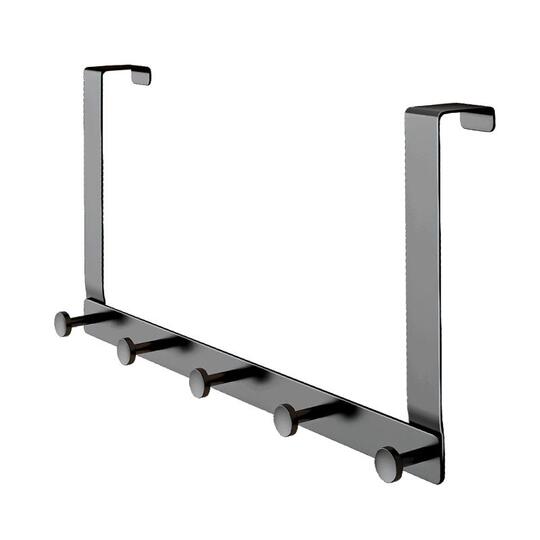 Appendiabiti Da Porta Con 5 Ganci - Senza Foratura Per Ante Di Bathroom E Camera