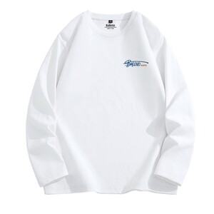 
Baleno pure cotton long-sleeved T-shirt men's 2026 new youth spring trend versatile casual pullover top Y