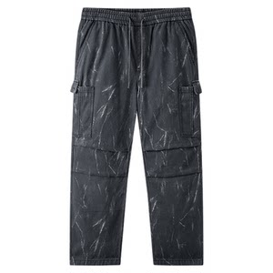 
Shopping mall same style Semir jeans men's winter loose straight pants 2025 new wasteland style workwear paratrooper pants