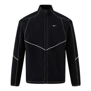 
Nike Nike Jacket Men's 2026 Spring Running Sports Spliced Loose Stand Collar Woven Jacket IF2029-010