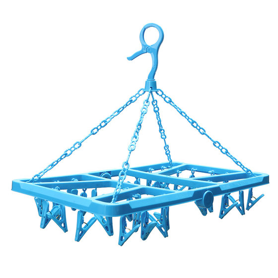 32 Japanese baby clips Multifunctional children's socks folding drying shelves
