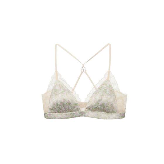 
ubras summer thin low-neck spaghetti straps French triangle cup underwear polka dot sexy pure desire beauty back bra