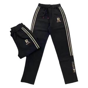 
Summer thin ice silk embroidered casual pants for women with high waist versatile slim and elastic Harun Nine-point small feet Harun Pants