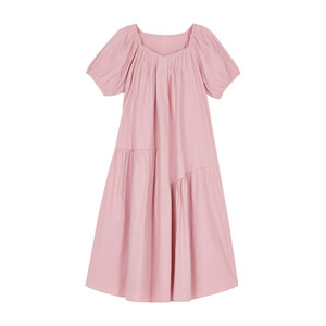 
ellieluke maternity dress summer 2026 new summer does not show pregnancy, belly-covering, age-reducing short-sleeved skirt