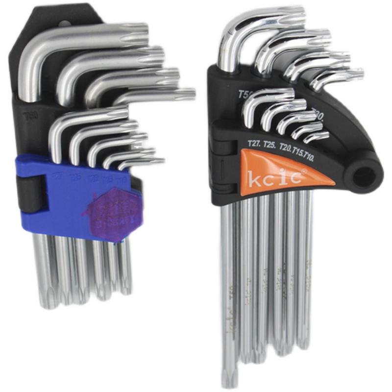 Kcic T10-T50 Hex Key Set - Flower/Star Screwdriver - 9pc