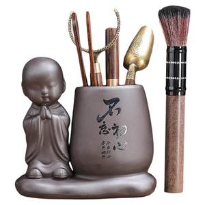 Tea Ceremony Six Agent Set Kung Fu Tea Steel Accessories Daquan Tea Table Tea Tool Tea Tool Tea Knife Tea Pickup Products