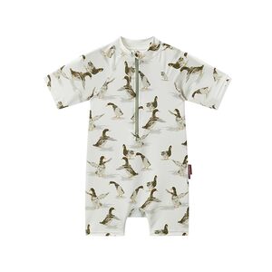 
Milkbarn 2025 spring and summer new children's swimsuit boys one-piece swimsuit pants boys and girls split swimsuit set