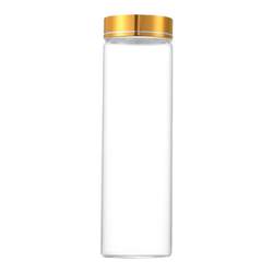 Glass bottle tea high borosilicate storage jar with lid
