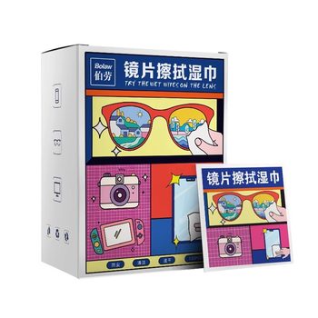 Glasses cleaning wipes disposable glass wet paper