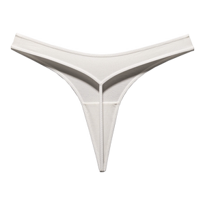 Pure cotton thong pants for women's seamless underwear, sexy pure white with a single thread elastic T-shirt, Y pure desire for girl sports