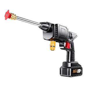 High-pressure car wash water gun for household new supercharged wireless pump car wash machine 220v high-pressure water gun powerful floor cleaning tool