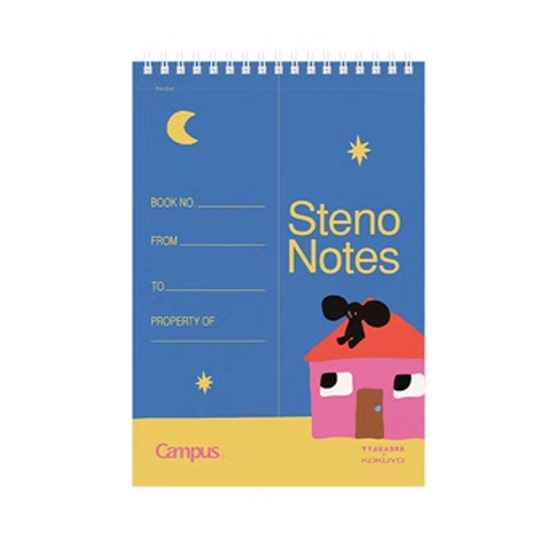 Kokuyo x Takasha Spiral Shorthand Notebook A5 - Japanese Joint Name ...