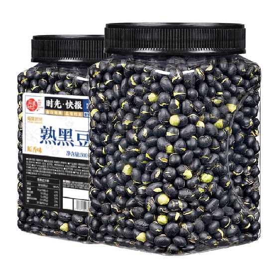
Every fruit time new product salt fried black beans canned ready-to-eat original crispy cooked nuts fried snacks for pregnant women snacks