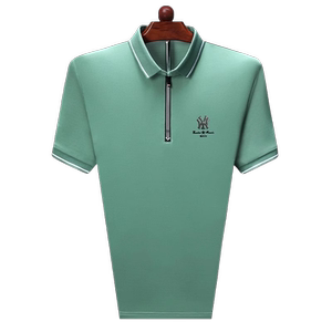 
Long-sleeved T-shirt high-end men's 2026 spring and autumn new fashionable iron-free men's and young men's lapel long-sleeved Polo shirt