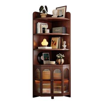 All solid wood! Corner cabinet and corner storage rack! Installation included